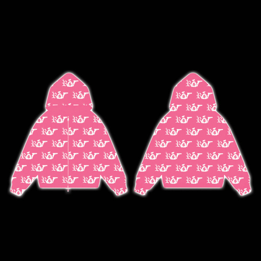 RichOffTrappin- (PINK) ZipUp